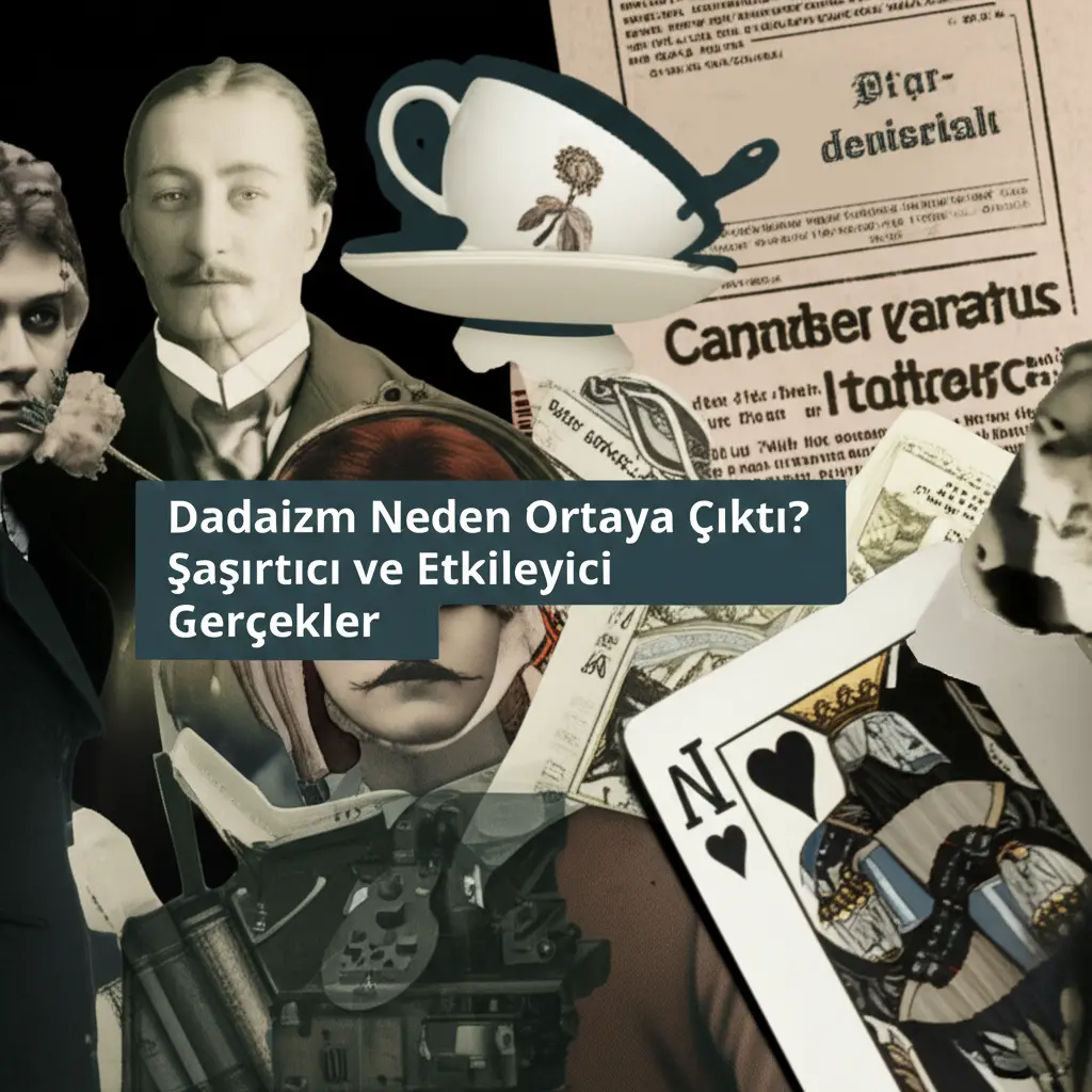 Generate a high-quality, relevant image prompt for an article about: Dadaizm Neden Ortaya Çıktı?